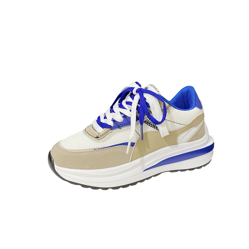 

TELENT Амортизирующие, износостойкие, низкие повседневные туфли, мужские, бежево-синие