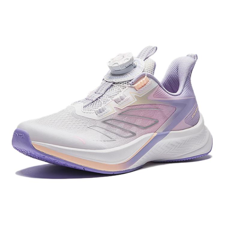 Antakids Антискользящие износостойкие низкие детские беговые кроссовки White Purple — фото 3