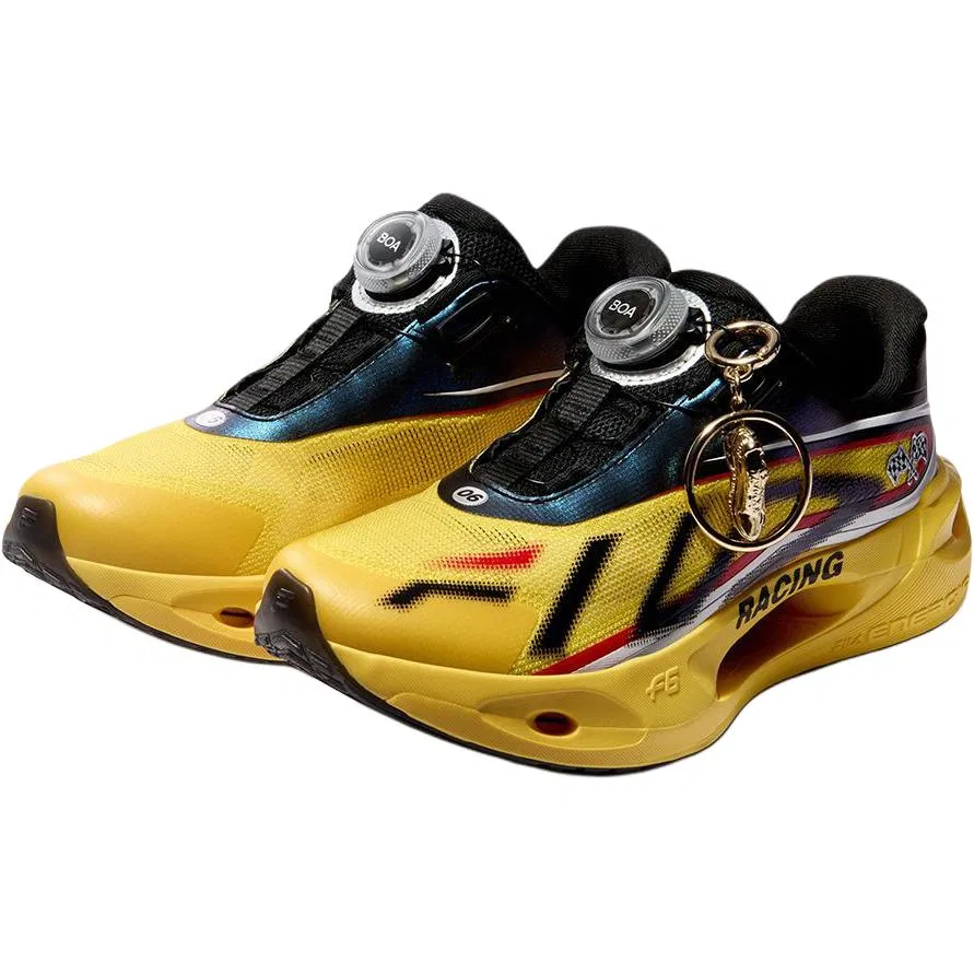 Кроссовки детские беговые SPEED 6 Rebound Support Low top Yellow Black Red FILA KIDS — фото 4