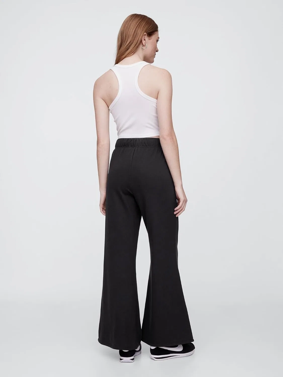 Женские широкие брюки Gap из французской махровой ткани — фото 2