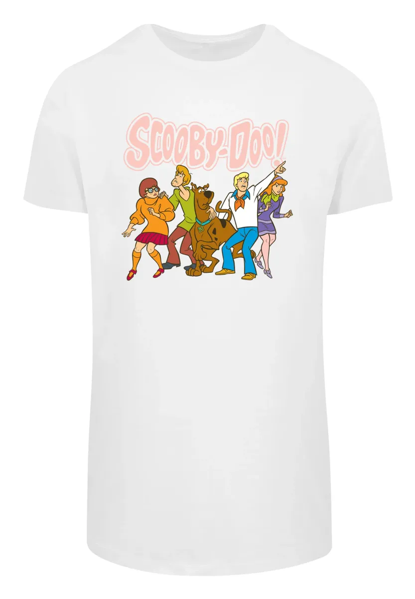 

F4NT4STIC Рубашка с коротким рукавом "F4NT4STIC Мужская Scooby Doo Classic Group с фигурной длинной футболкой", белый