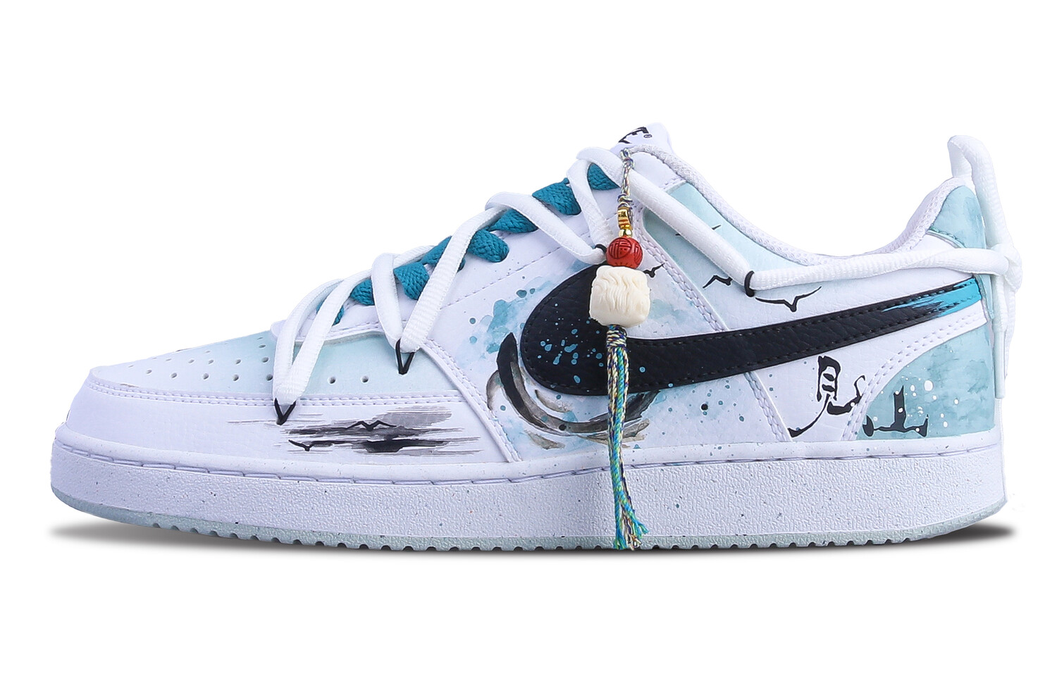 

Кроссовки для скейтбординга Nike Court Vision 1 унисекс, Turquoise blue