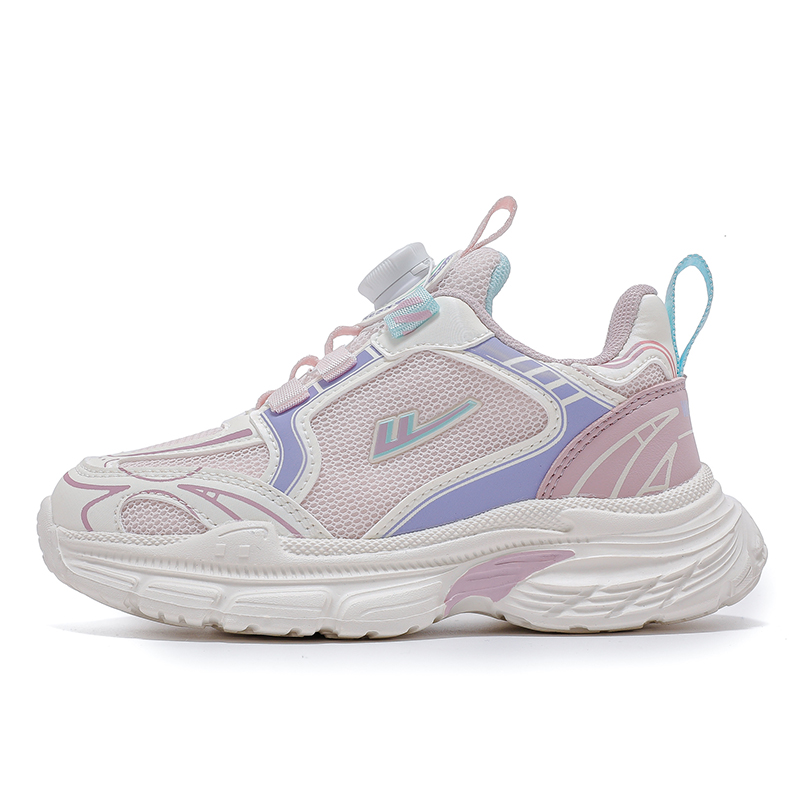 

Детские повседневные кроссовки серии Cloud Sail с противоскользящей подошвой, легкой амортизацией и защитой от ударов WARRIOR, розовый/фиолетовый