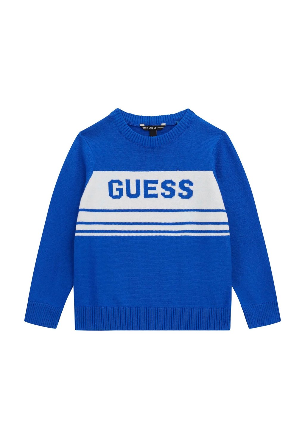 

Свитер LOGOSTICKEREI Guess, синий