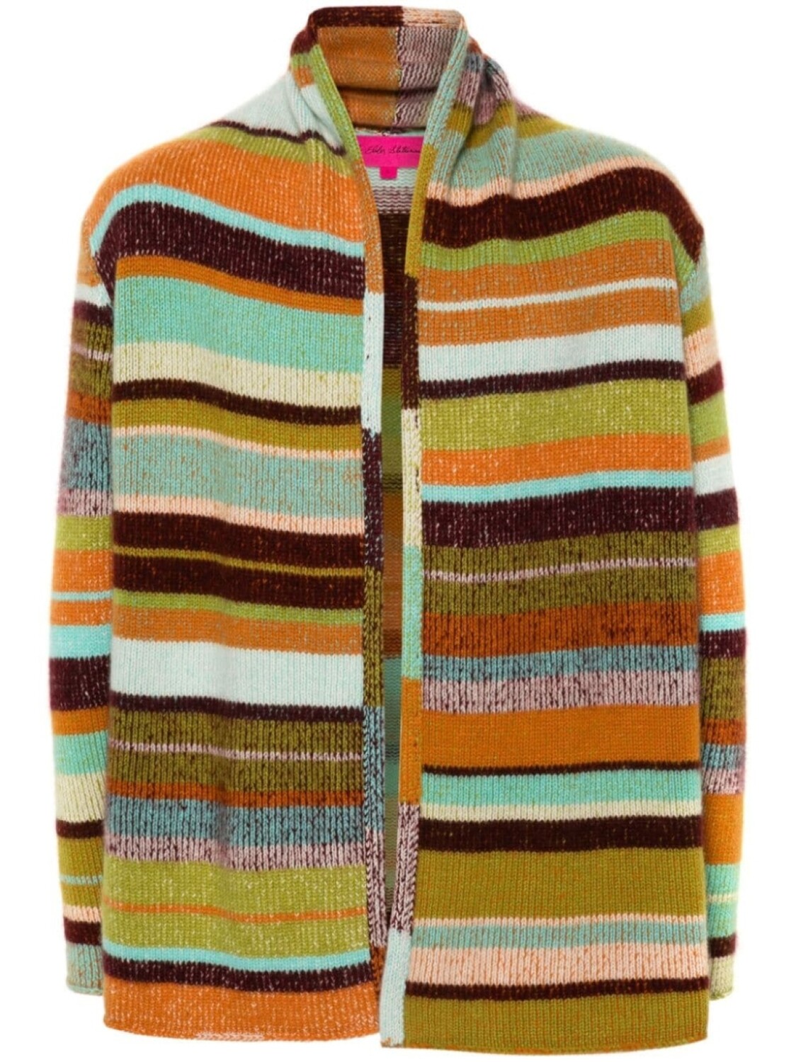 

The Elder Statesman кардиган Stripe Italy, оранжевый