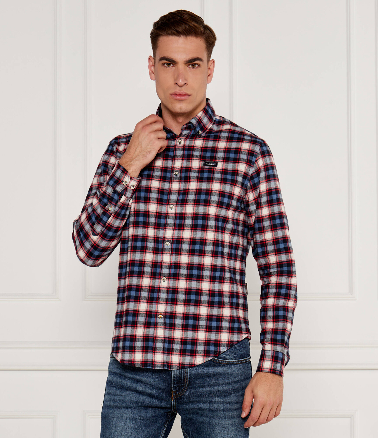 

Рубашка Napapijri Regular Fit, темно-синий