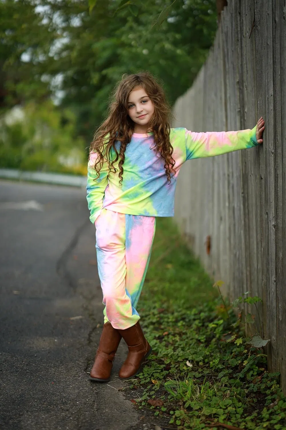 Спортивный костюм для девочек Rainbow Arshiner, 2 предмета, размеры 5-14 лет — фото 3