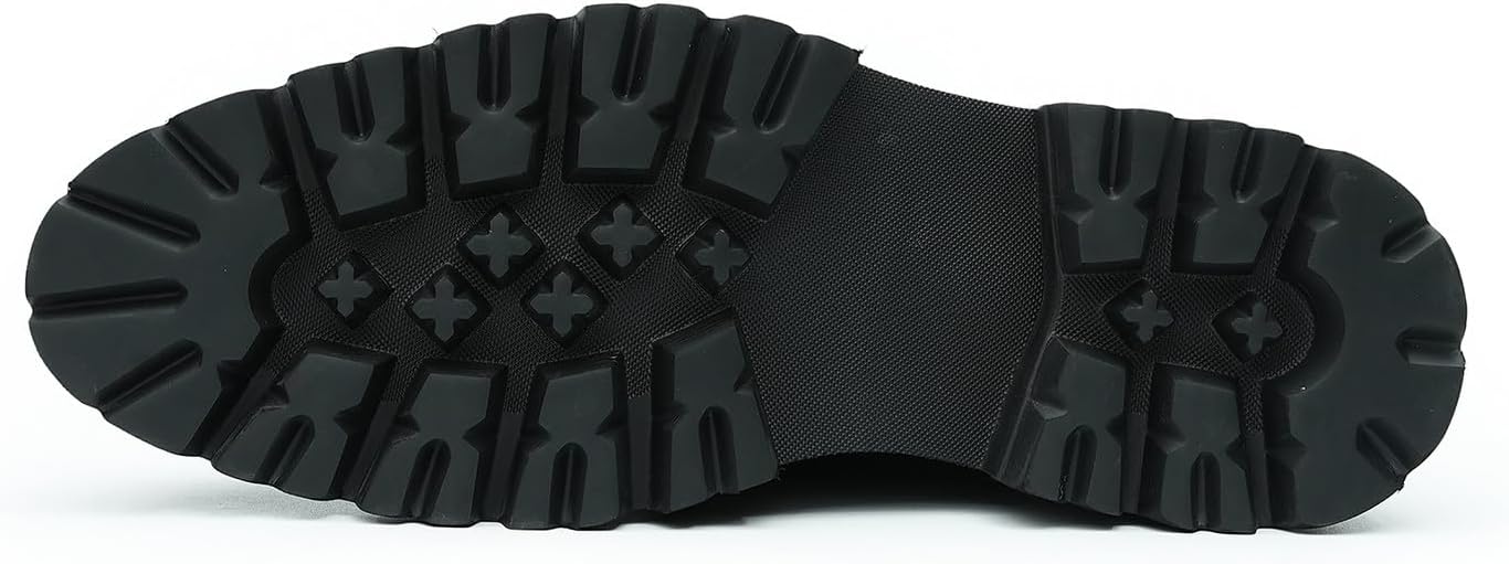 Мужские лоферы Santimon Mens черного цвета, кожаные туфли на беду для мужчин, повседневная бизнес-мода, лоферы с пряжкой, летняя обувь — фото 3