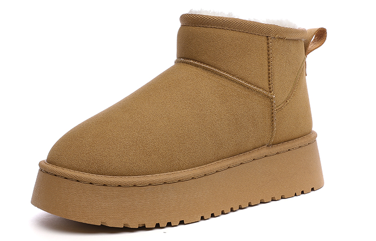 Женские зимние сапоги SEMIR, высота голенища 7,5 см, высота каблука 5 см, коричневый (улучшенная версия) — фото 3