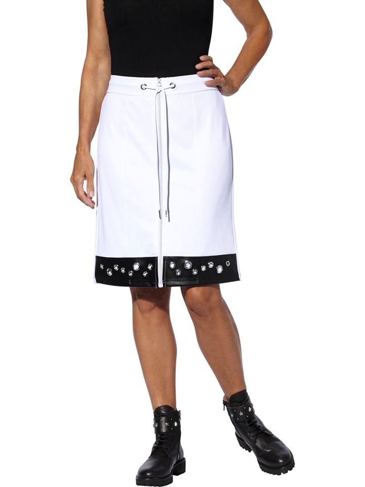 

Юбка до колена WITT WEIDEN, белый/черный