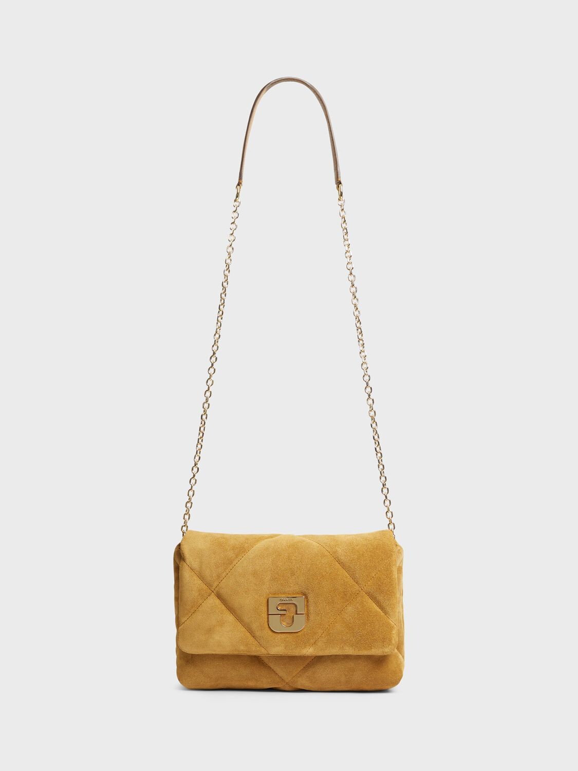 

Кожаная сумка через плечо Gerard Darel Le Fanny, пшеница