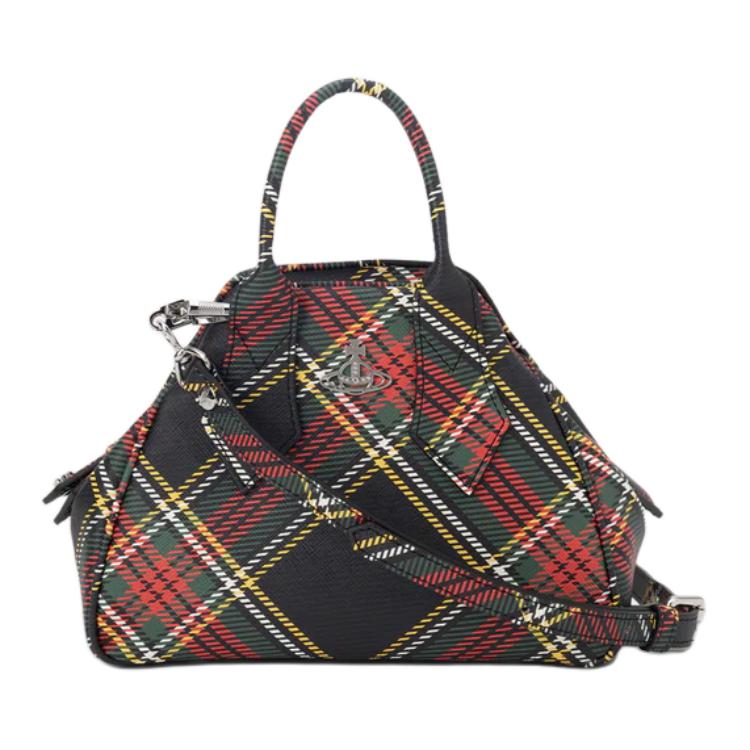 

Ясмин клетчатая маленькая сумка тоут Vivienne Westwood