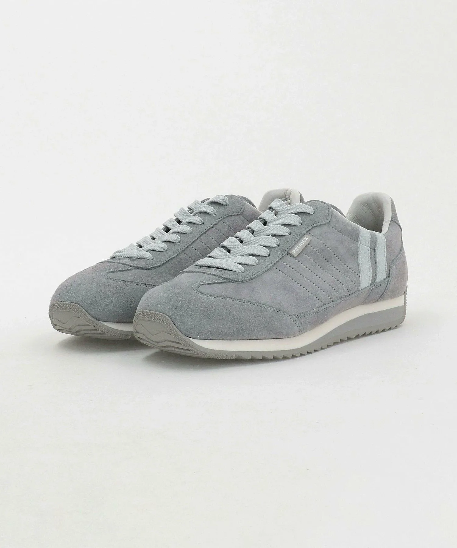 MARATHON GS Marathon Goat Suede Sneakers UNITED ARROWS green label relaxing, MD.GRAY — фото 3