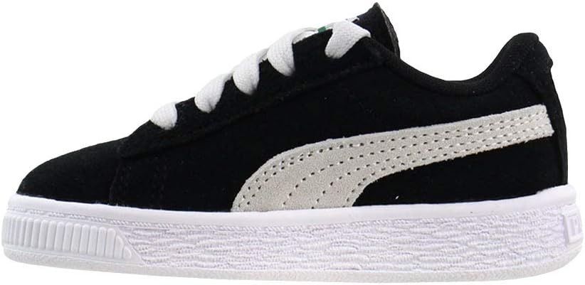 PUMA Детская унисекс замшевая обувь Inf-K, черный — фото 4