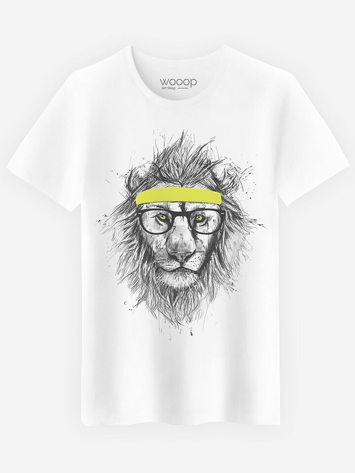 

Футболка WOOOP Hipster Lion, белый