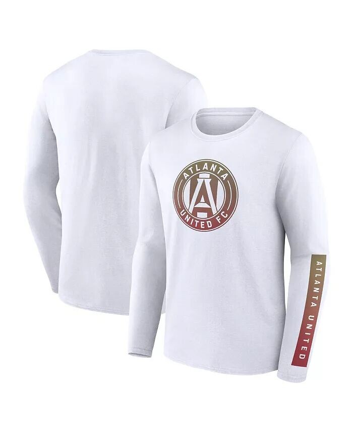 

Мужская белая футболка с длинным рукавом Atlanta United FC Fanatics