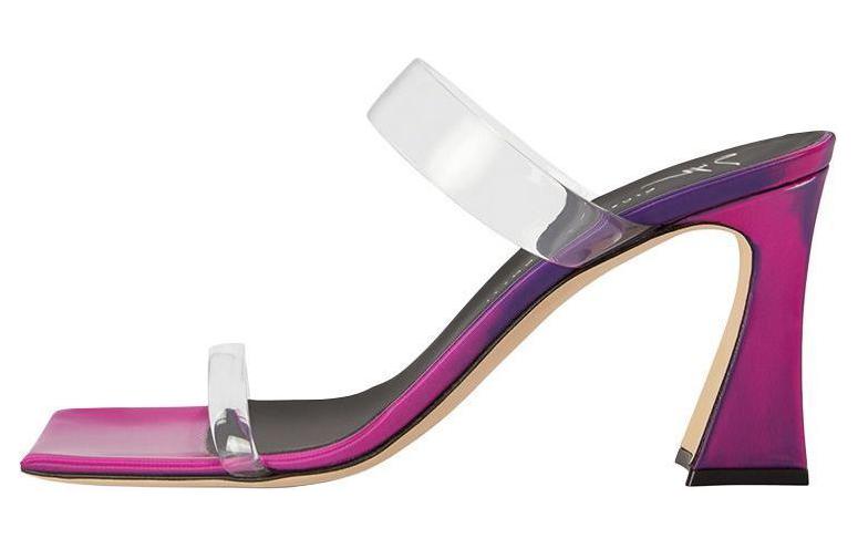 85 мм Faminia Plexi Сандалии Женские Giuseppe Zanotti, Фиолетовые