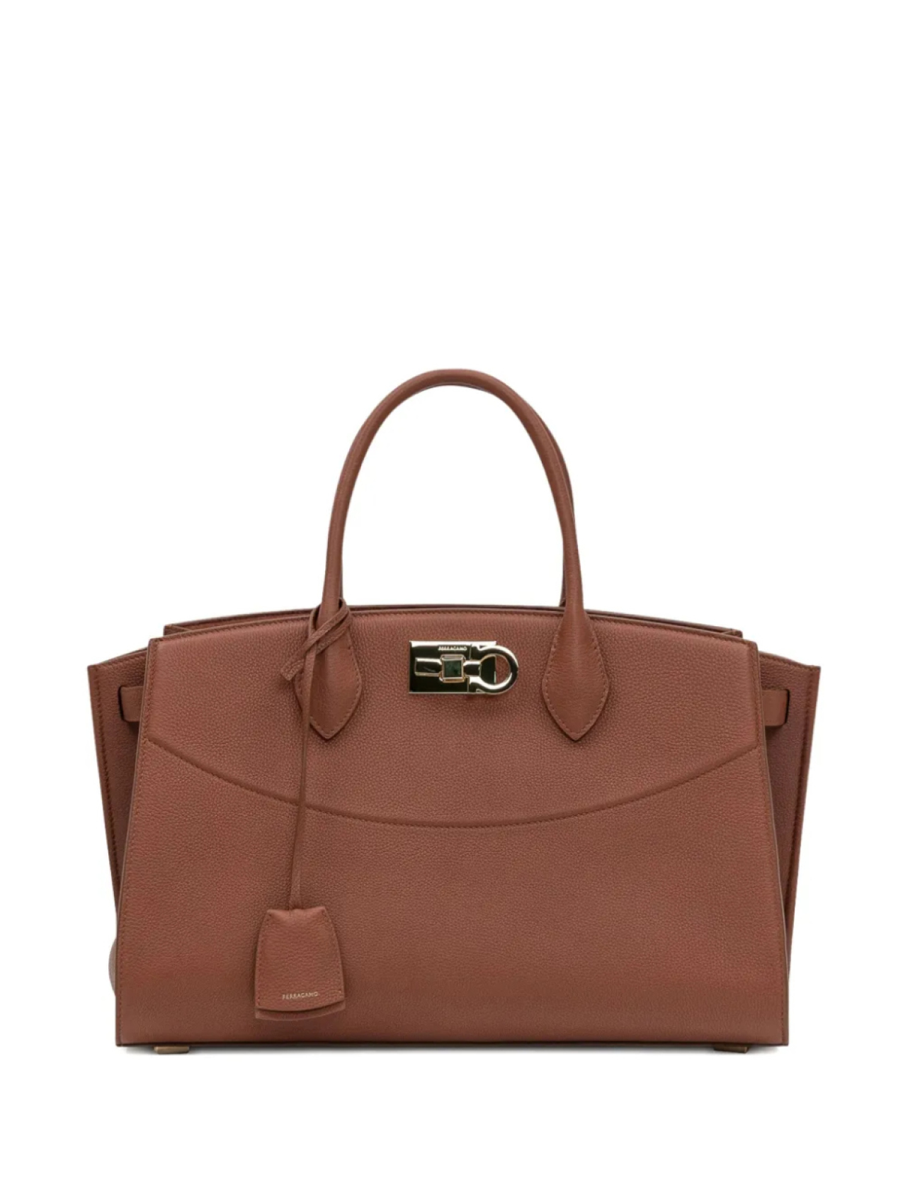 

Ferragamo Ferragamo Studio кожаная сумка-тоут, коричневый