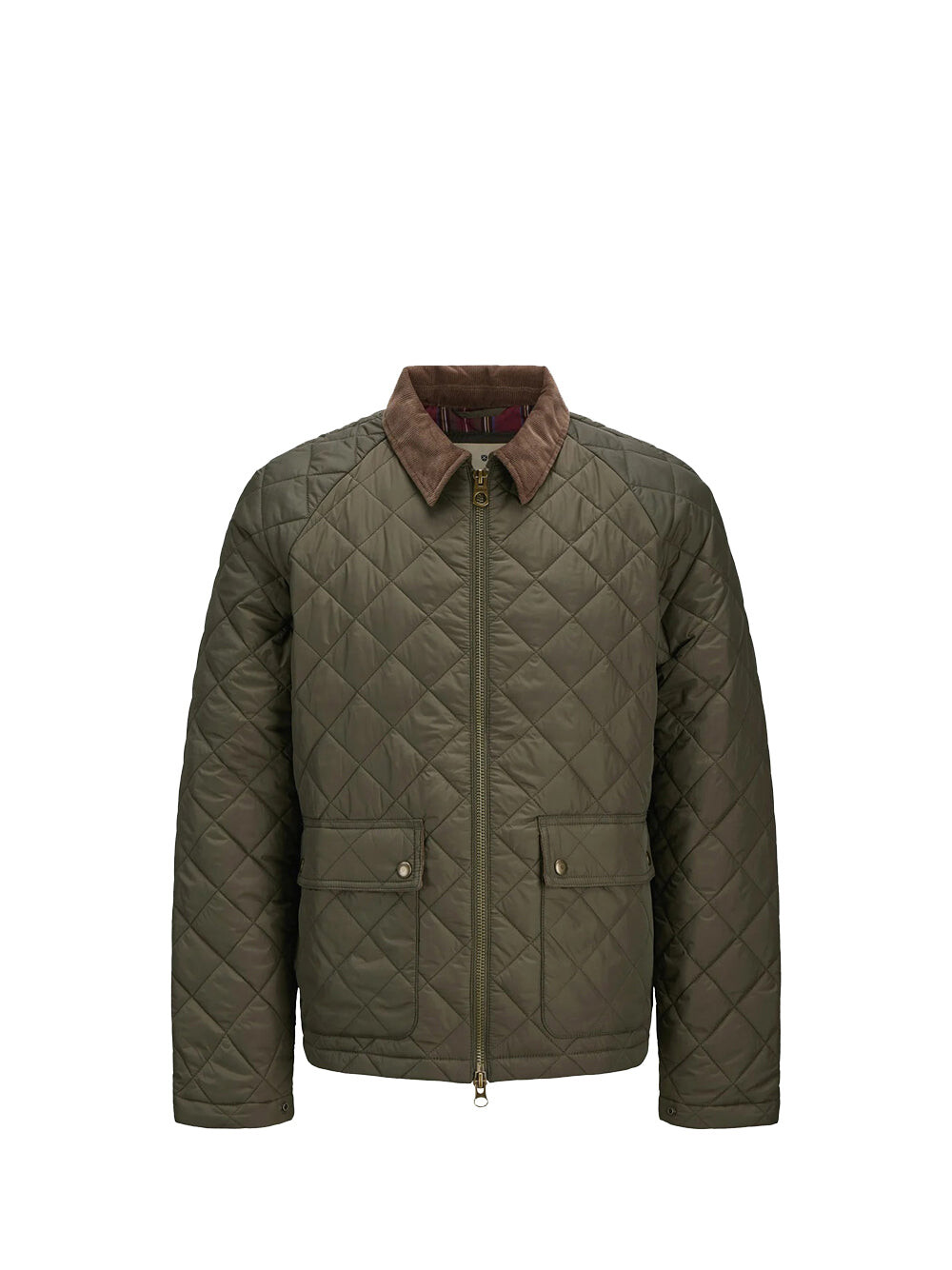 

Оливковая мужская куртка Jack&Jones