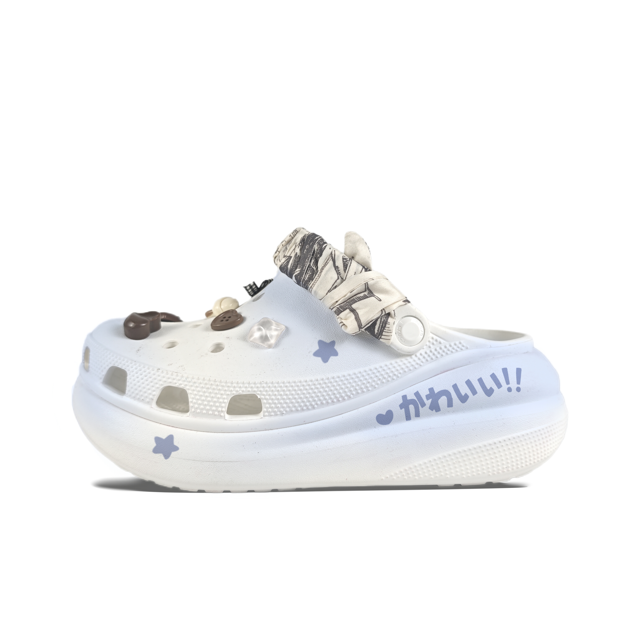 Crocs Сабо Crush Clog унисекс белые