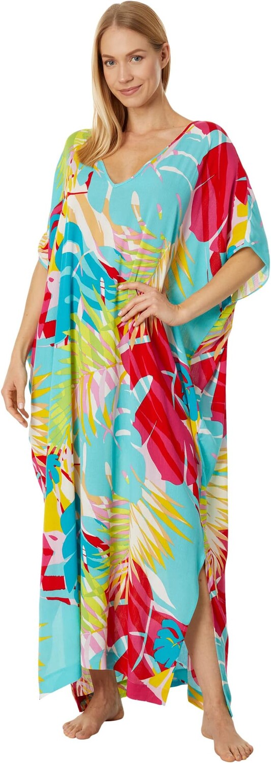 

Мятый кафтан Бора-Бора N by Natori, цвет Aqua Blue