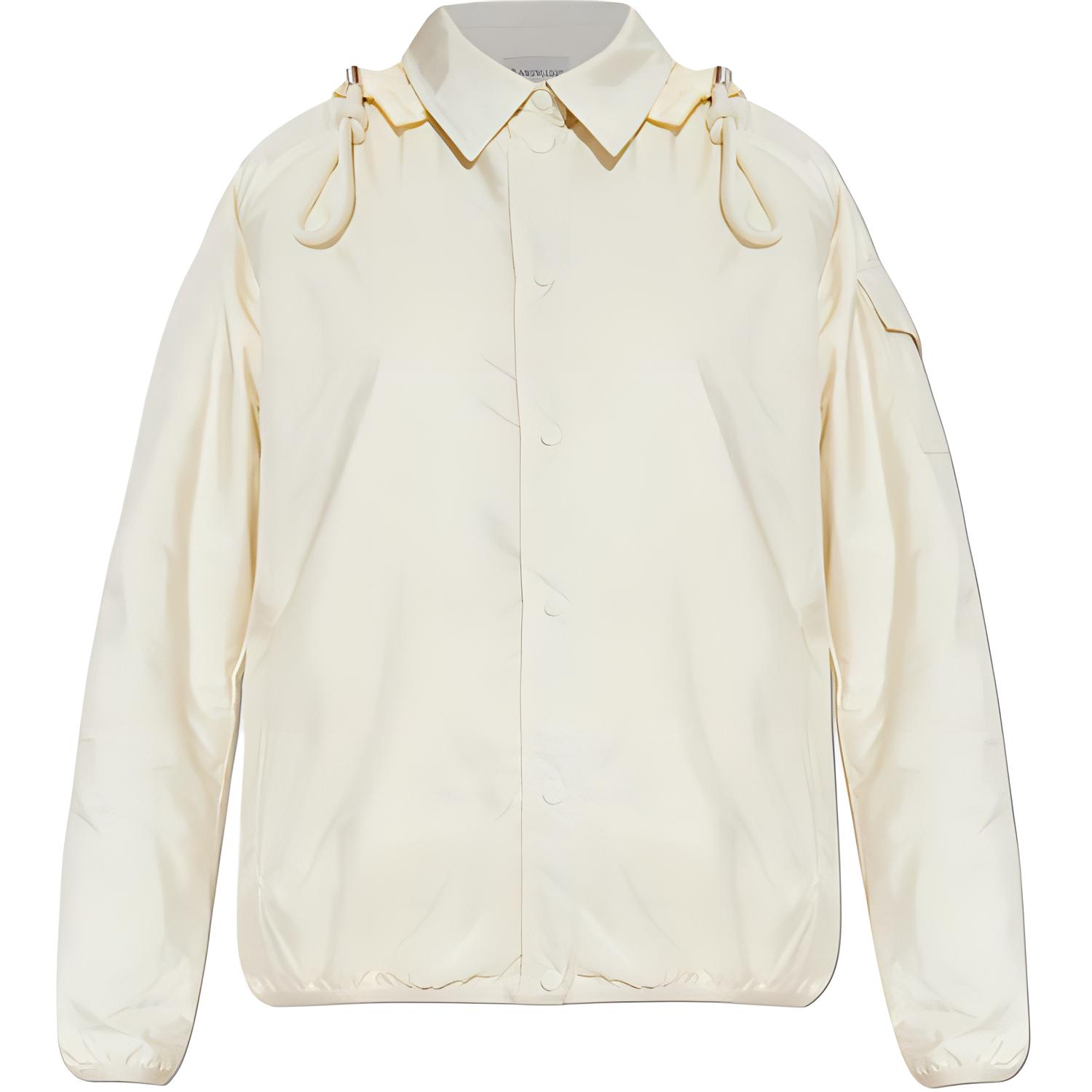 

Moncler Куртка с капюшоном и нашивкой с логотипом, Yellow