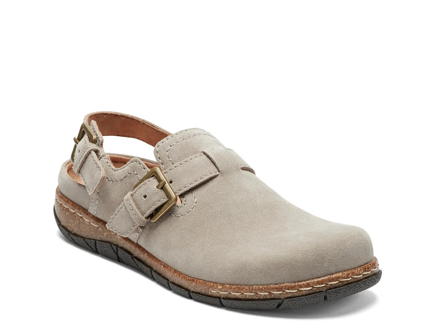 Сабо Earth Elmonte Clog, серо-коричневый
