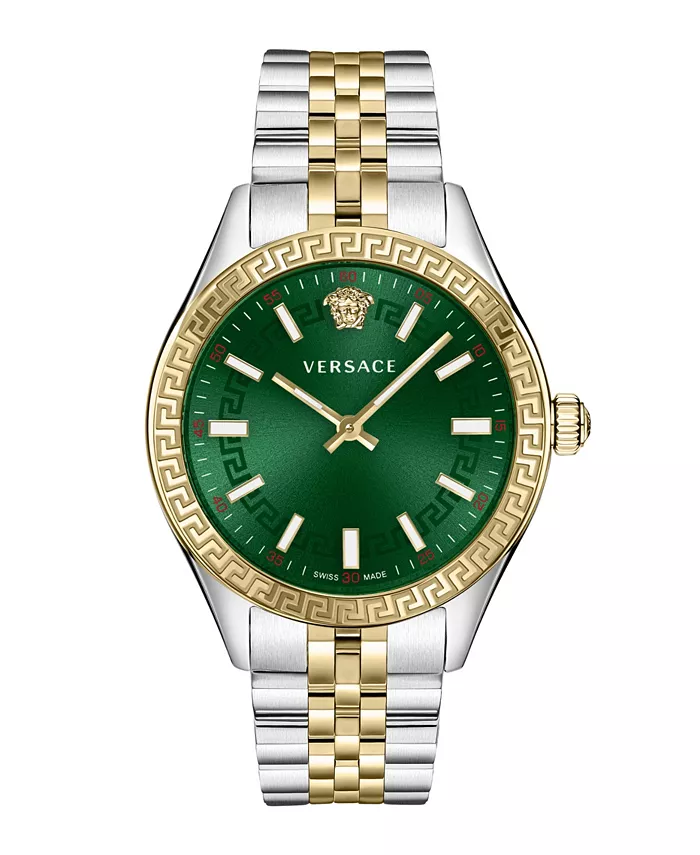 

Hellenyium Двухцветные наручные часы со стальным браслетом, 36 мм Versace