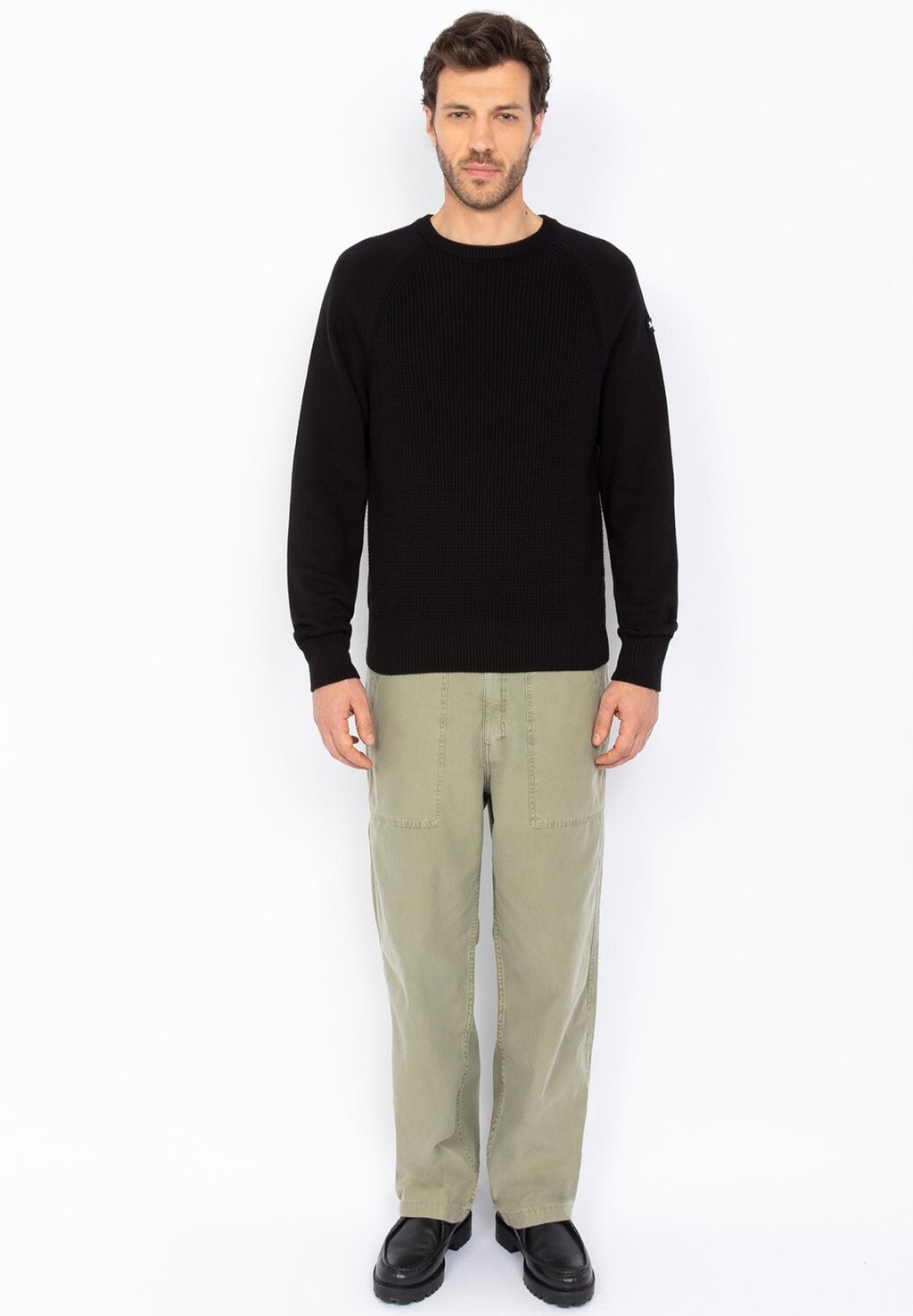 

Джемпер CREWNECK Schott, черный