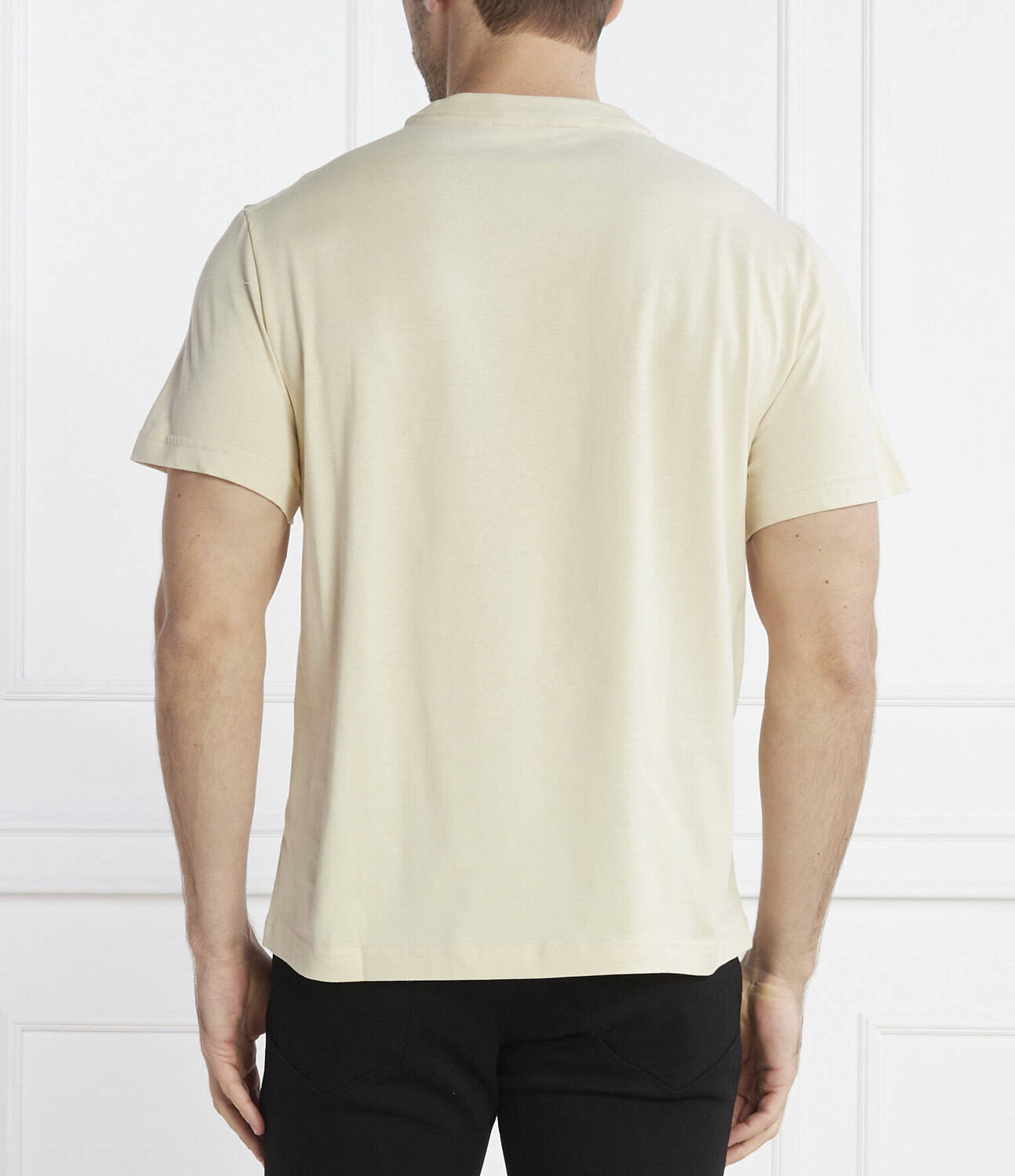 Футболка Calvin Klein Regular Fit, бежевый — фото 4