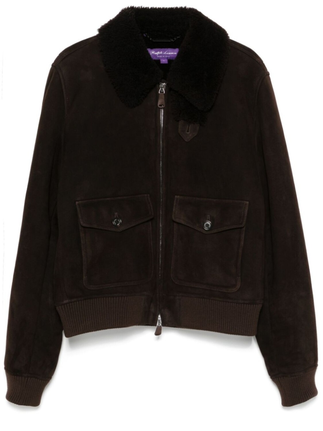 

Бомбер Welles Ralph Lauren Purple Label, коричневый