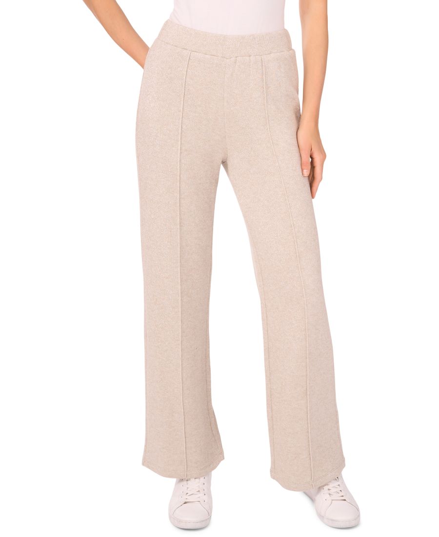 

Женские широкие брюки со складками по центру спереди Vince Camuto, Dusty Oatmeal Heather