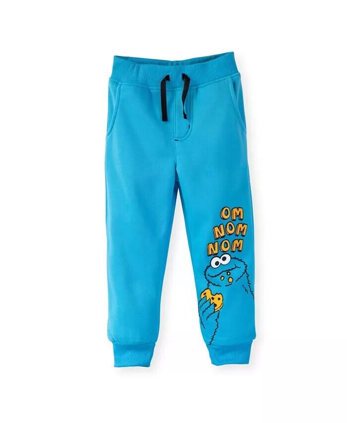 Комплект из 3 флисовых штанов Little Boys Elmo Cookie Monster Oscar the Grouch Sesame Street, мультиколор — фото 4