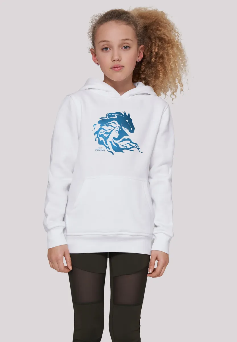 

Толстовка F4NT4STIC "Disney Frozen 2 Nokk Water Spirit Horse Silhouette", дети унисекс, товары премиум-класса, для мальчиков, девочек, с принтом, белый