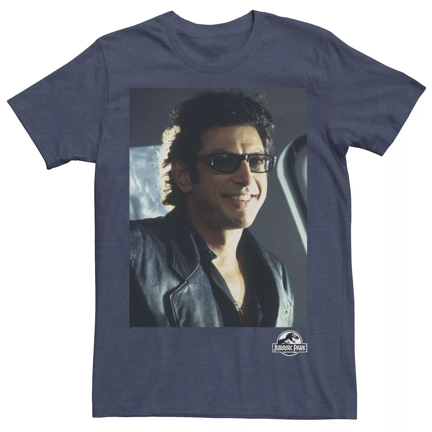 

Мужская футболка с рисунком Jurassic Park Goldblum Sly Smile Licensed Character