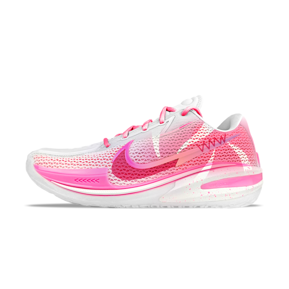 

Nike Мужские баскетбольные кроссовки Air Zoom G.T. Cut 1 Think Pink EP с устойчивым к истиранию верхом розово-белые, цвет Pink White