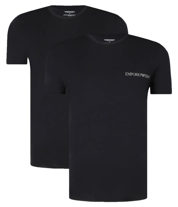 

Футболки 2 шт. Regular fit Emporio Armani, черный