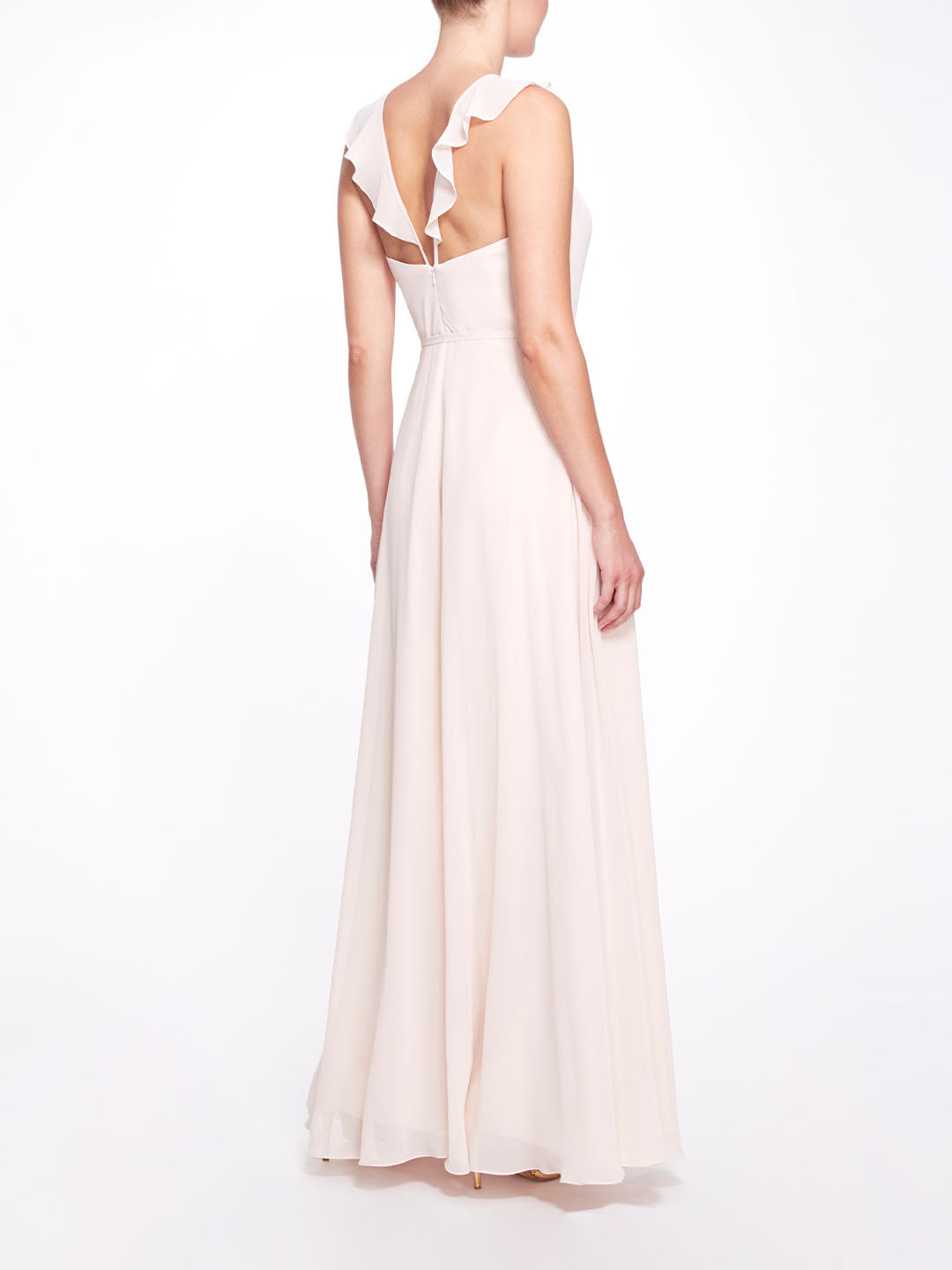 

Женское платье Marchesa Notte Bridesmaids, цвет pale blush