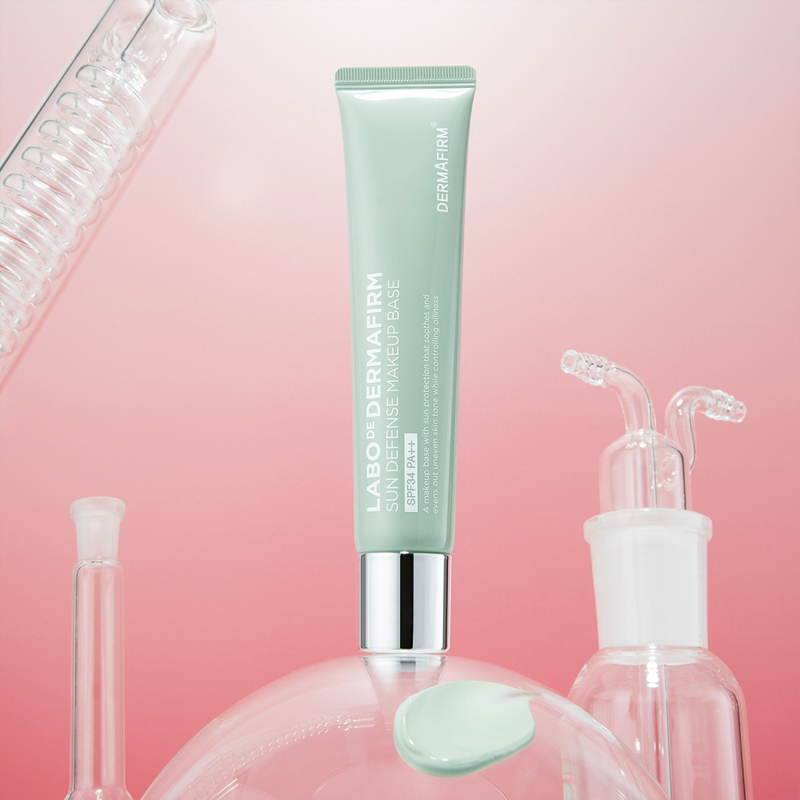 Солнцезащитная база под макияж DERMAFIRM Ultra Soothing Sun Makeup Base SPF50+, 40 г — фото 2