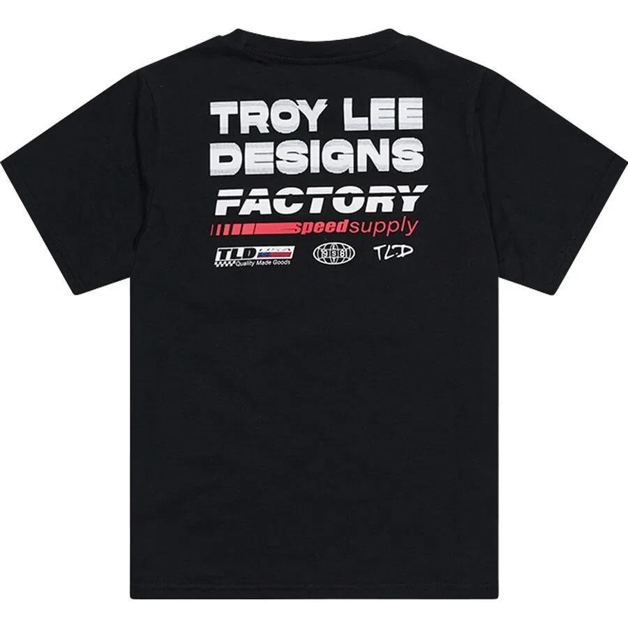 Футболка Youth Factory Troy Lee Designs, Black — фото 3