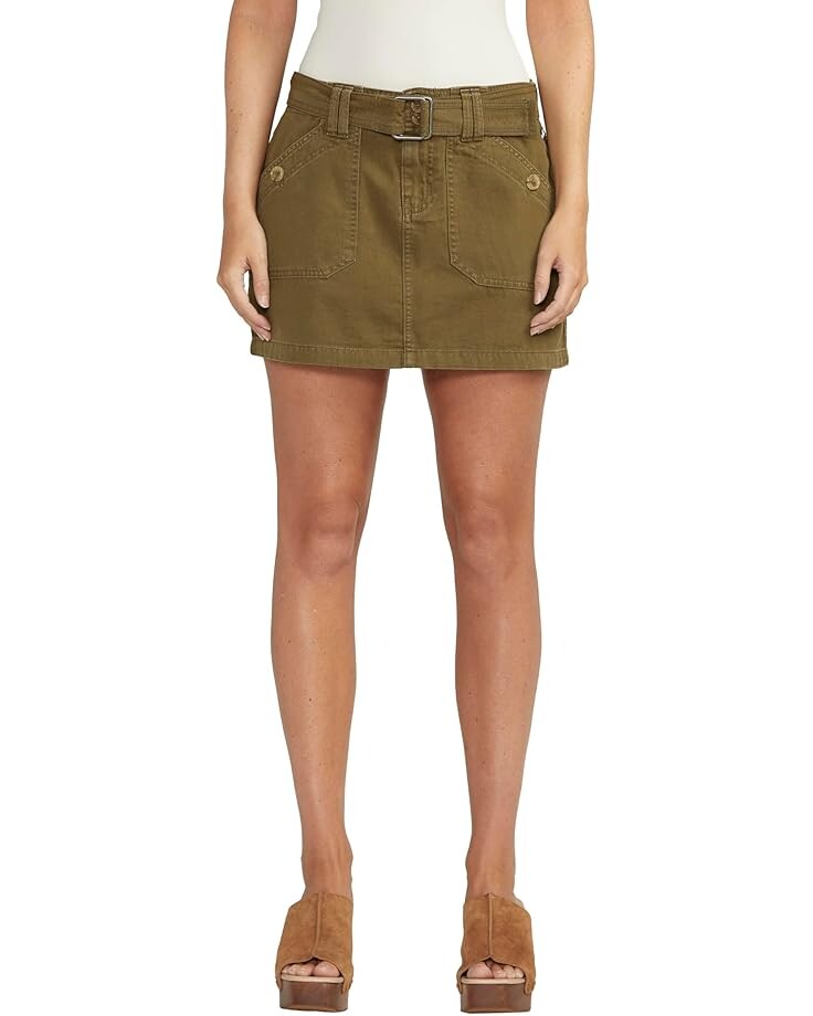 

Юбка Silver Jeans Co. Y2K Utility Skirt L33109LPT634, цвет Military Green