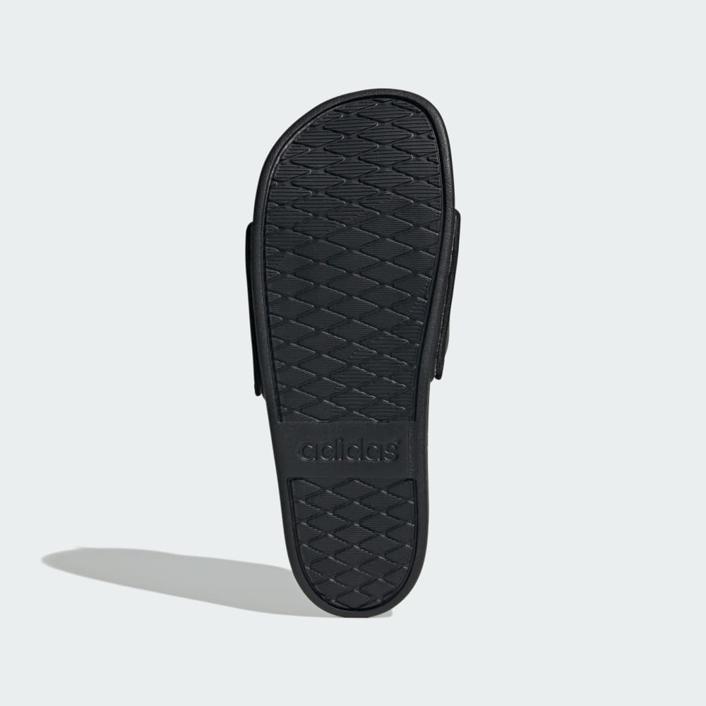 Шлепанцы Adidas Adilette Comfort Slides, цвет Core Black/Cloud White/Core Black — фото 3