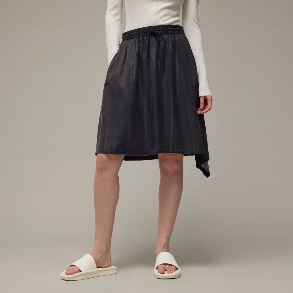 

Юбка Adidas Y-3 STRIPED SKIRT, черный