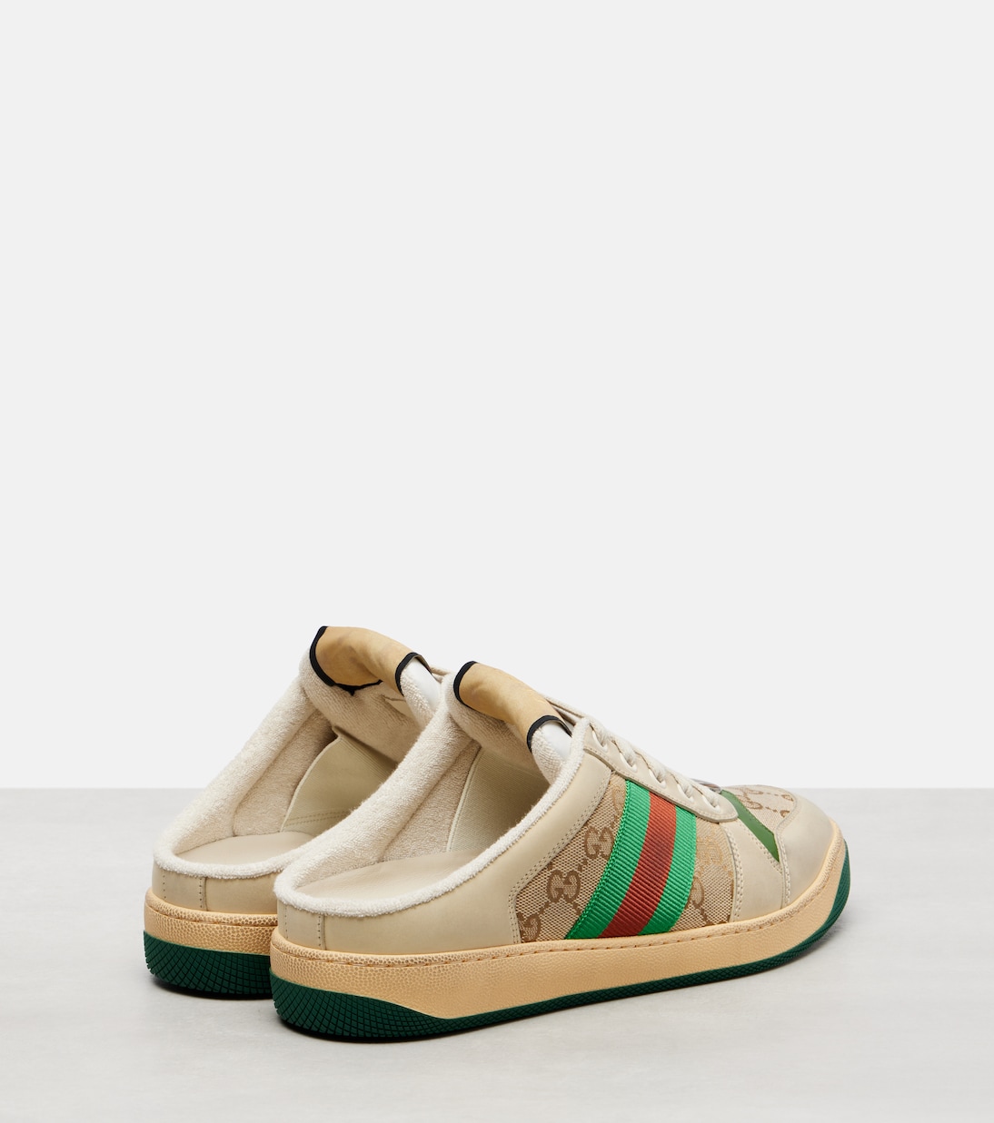 Кроссовки Web Stripe Screener Gucci, Ns/Dm/Vb/Ns-Nr-Ns/Mw — фото 2