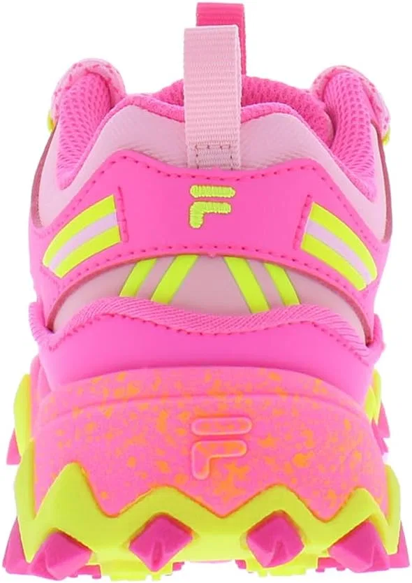 Детские кроссовки для хайкинга Fila, цвет Pink/Yellow — фото 4