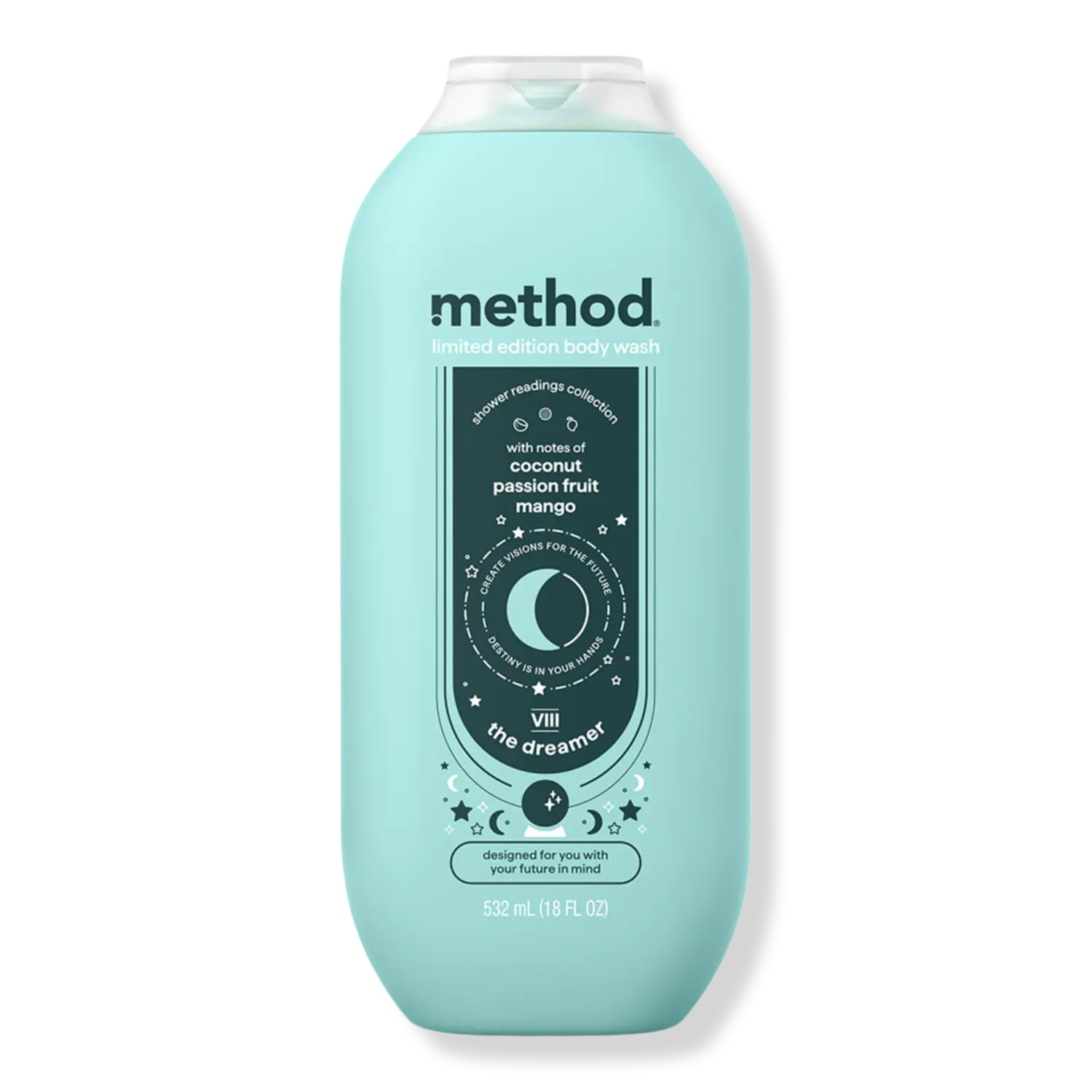 

Гель для душа Shower Readings из лимитированной коллекции method, The Dreamer (coconut, passion fruit, mango)