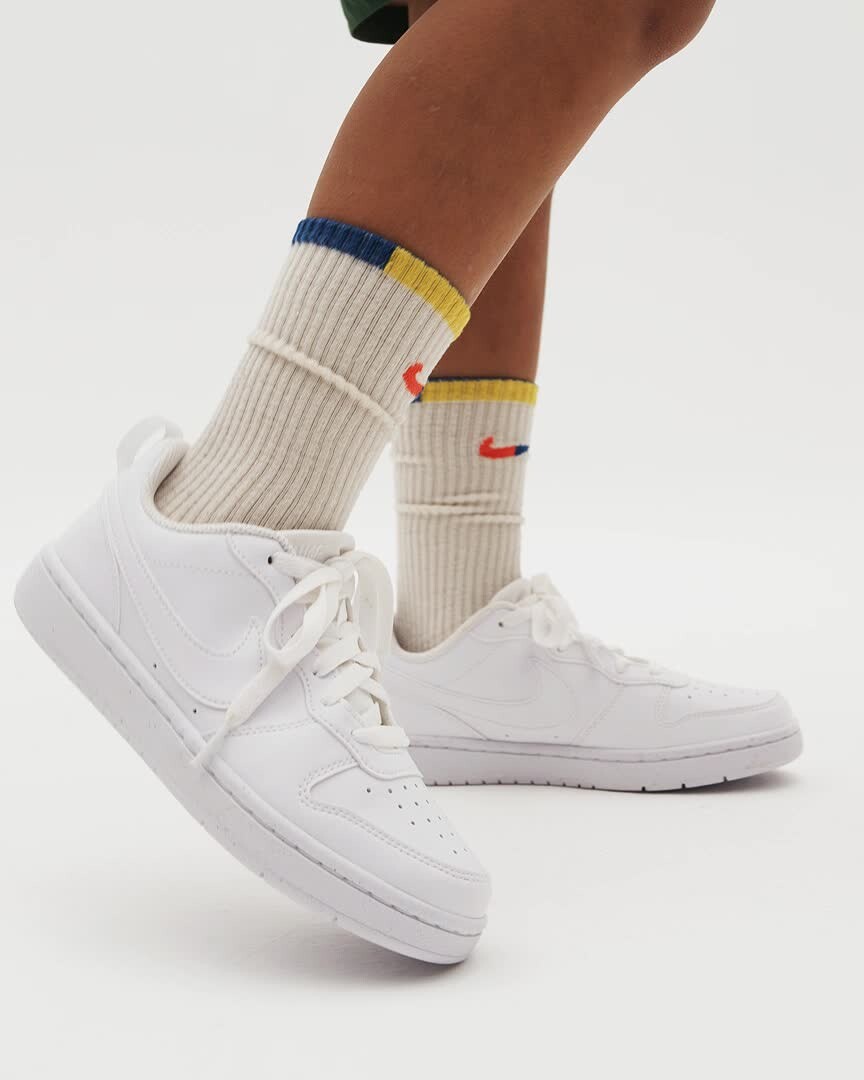 Кроссовки Nike Court Borough Low Recraft, цвет White/White/White — фото 2