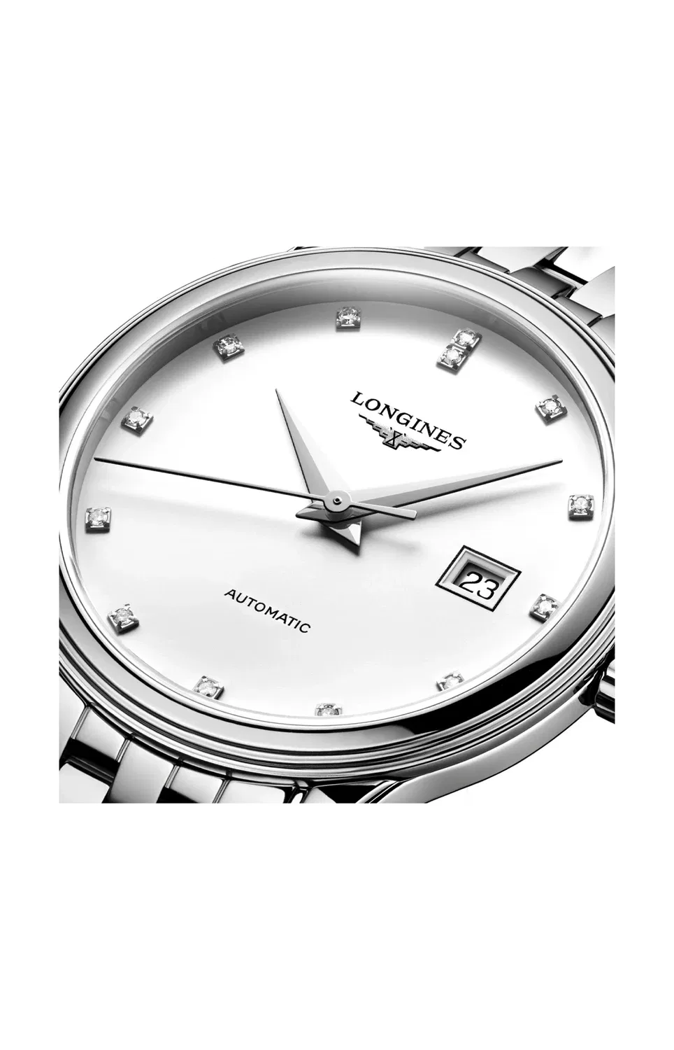 Классическая серия Flagship - L4.374.4.17.6 LONGINES, серебряный — фото 2