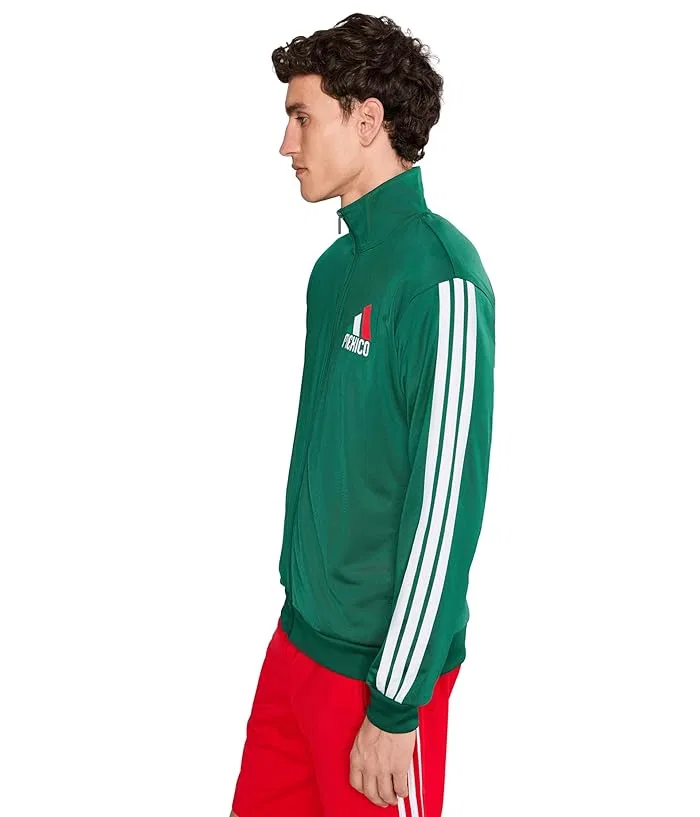 Куртка спортивная Mexico Olp Track Top Adidas, Team Dark Green — фото 3