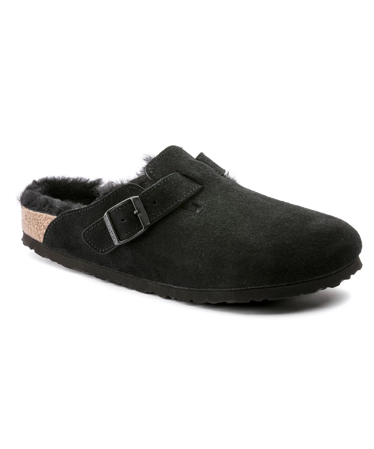 Унисекс сабо BIRKENSTOCK Boston Suede Shearling — фото 2